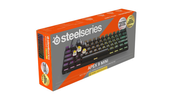 Клавіатура ігрова оптична SteelSeries Apex 9 Mini UA - 629801