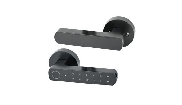Умный дверной замок Atis Lock BT-100-T Black с доступом по отпечатку пальца и поддержкой Tuya Smart