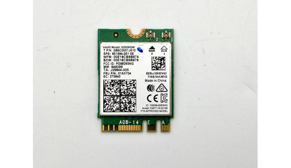 Wi-Fi/BT модуль к ноутбуку  Lenovo  LENOVO IDEAPAD S340-14IIL  S340-15IIL   (8265NGW 01AX704 H93544-002) Б/У