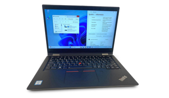 Сенсорний ноутбук Lenovo ThinkPad X390 Yoga Intel Core I7-8665U 16 GB RAM 512 GB SSD [IPS 13.3" FullHD] - Б/В - 629911