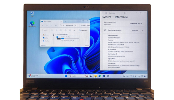 Ноутбук Lenovo ThinkPad X390 Intel Core I5-8365U 8 GB RAM 256 GB SSD [13.3"] - Б/У - 629912