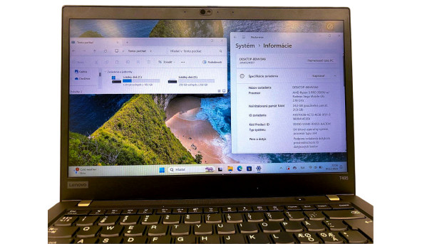 Ноутбук Lenovo ThinkPad T495 AMD Ryzen 5 Pro 3500U 24 RAM 512 SSD [14"] - Б/В - 629935