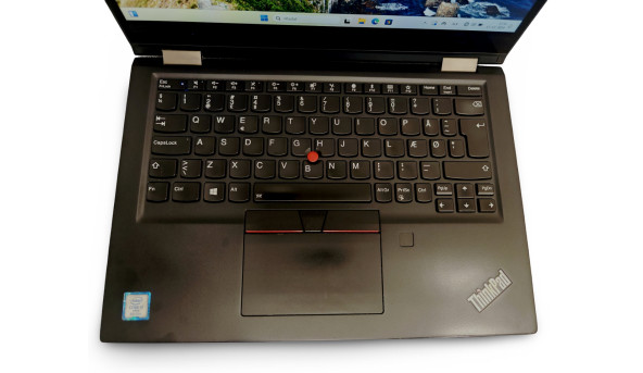 Сенсорний ноутбук Lenovo ThinkPad X390 Yoga Intel Core i7-8665U 16 GB RAM 512 GB SSD [IPS 13.3" FullHD] - Б/В - 629950