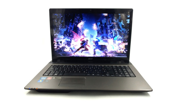 Игровой ноутбук Acer Aspire 7750G Intel Core I7-2670QM 8 RAM 128 SSD 320 HDD AMD Radeon HD 7670M [17.3"] - Б/У - 630072