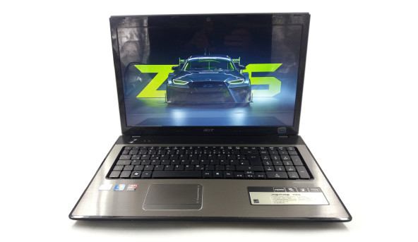 Ігровий ноутбук Acer Aspire 7741G Intel Core I3-380M 4 GB RAM 128 GB SSD 320 GB HDD Radeon HD 6300M [17.3"] - Б/В - 630080