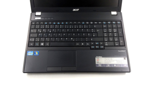 Ноутбук Acer TravelMate TM5760 Intel Core I3-2310M 8 GB RAM 128 GB SSD [15.6"] - Б/В - 630099