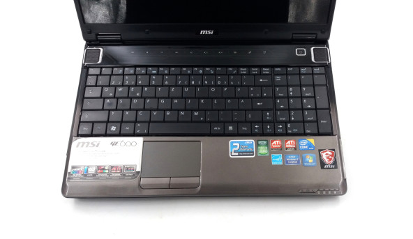 Игровой ноутбук MSI GE600 Intel Core I3-330M 8 GB RAM 120 GB SSD ATI Mobility Radeon HD 5730 [16"] - Б/У - 630232