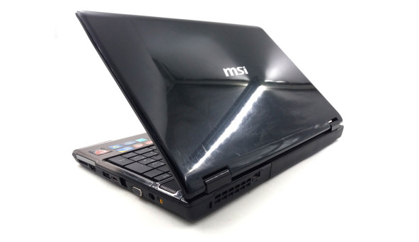Игровой ноутбук MSI GE600 Intel Core I3-330M 8 GB RAM 120 GB SSD ATI Mobility Radeon HD 5730 [16"] - Б/У - 630232