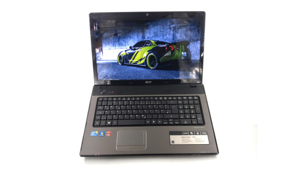 Ігровий ноутбук Acer Aspire 7741G Intel Core I5-480M 6 GB RAM 128 GB SSD 500 GB HDD Radeon HD 6550 [17.3"] - Б/В
