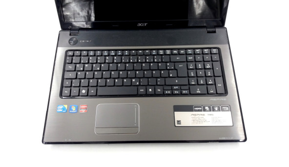 Ігровий ноутбук Acer Aspire 7741G Intel Core I5-480M 6 GB RAM 128 GB SSD 500 GB HDD Radeon HD 6550 [17.3"] - Б/В - 630357