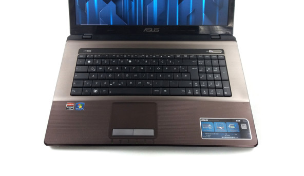 Ноутбук Asus X73B AMD E-450 8 GB RAM 128 GB SSD 320 GB HDD [17.3"] - Б/В - 630363