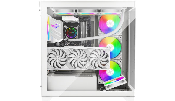 Корпус Xilence XILENT GLEAM ARGB X818.W.ARGB, без БЖ ATX WHITE - 630440