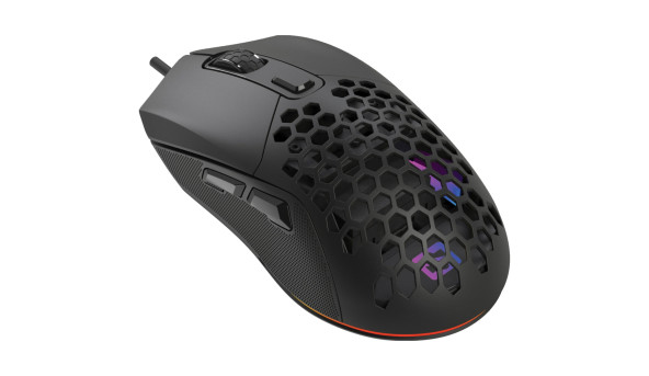 Мишка Sandberg FlexCover 6D Gamer Mouse RGB, ігрова, 12800 dpi., 6кн.Huano чорна - 630447