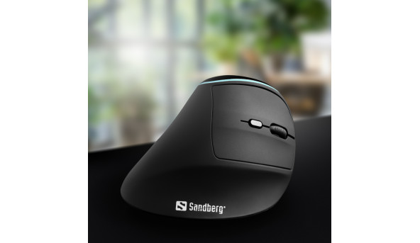 Мишка Sandberg Wireless Pro 3400 dpi., 6кн. чорна - 630450