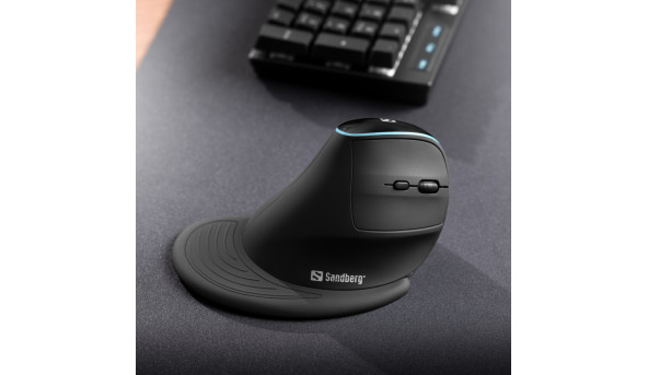 Мишка Sandberg Wireless Pro 3400 dpi., 6кн. чорна - 630450