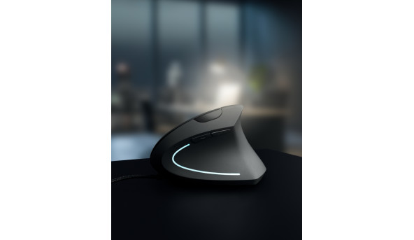 Мишка Sandberg Wired Vertical Mouse Pro 2400 dpi.6кн.1.5м чорна - 630451