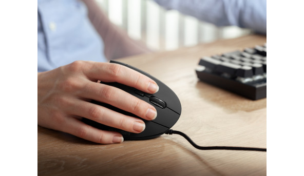 Мишка Sandberg Wired Vertical Mouse Pro 2400 dpi.6кн.1.5м чорна - 630451