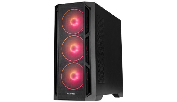 Корпус Chieftec APEX LUMO GA-01B-L-OP 4x140mm A-RGB, USB-C, E-ATX, без БЖ, Black - 630496
