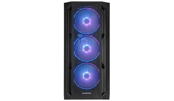 Корпус Chieftec APEX LUMO GA-01B-L-OP 4x140mm A-RGB, USB-C, E-ATX, без БЖ, Black - 630496