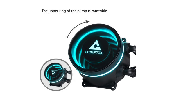Система водяного охолодження Chieftec Iceberg 360 DARK - 630500