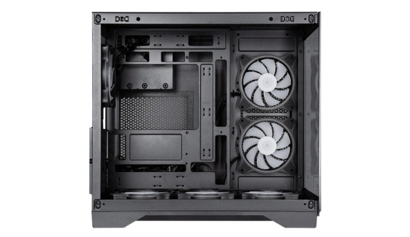 Корпус Chieftec VISIO GM-30B-TG-OP ATX, без БЖ, Black - 630506