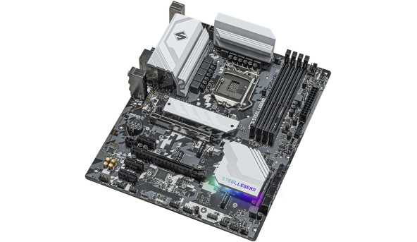 ASRock H570 STEEL LEGEND/Ref (1200/H570, 4*DDR4, 2xPCIex16, HDMI/DP, 6xSATAІІІ, M.2,2.5GLan - 630545