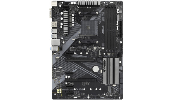 ASRock B450 PRO4 R2.0 (AM4/B450, 4*DDR4, PCIex16, DP, HDMI, VGA, 6xSATA, M.2,GLan, 8ch, ATX)