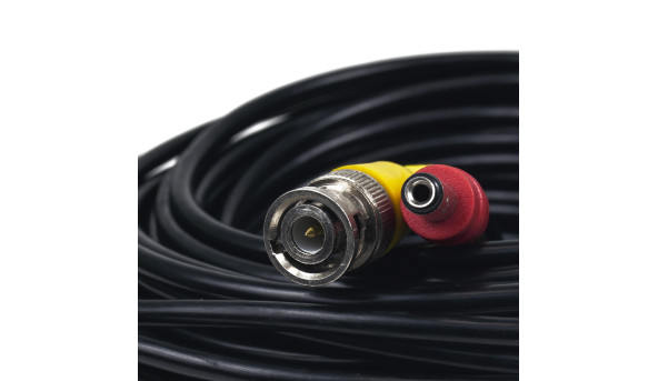 Кабель BNC-рower cable A 20 м (BNC+DC/BNC+DC) для передавання відеосигналу та живлення - 630819