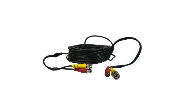Кабель BNC-рower cable D 18 м (BNC+DC/BNC+DC) для передачи видеосигнала и питания - 630821