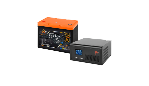 Комплект резервного живлення LogicPower B1500 + літієва (LiFePO4) батарея 1280Wh - 630928