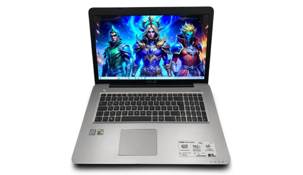 Ігровой ноутбук Asus R753U Intel Core i7-7200U 12 GB RAM DDR4 120 GB SSD + 1000 GB HDD Nvidia GeForce GT 940MX [17.3" HD+] - Б/В