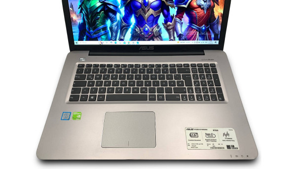 Ігровой ноутбук Asus R753U Intel Core i7-7200U 12 GB RAM DDR4 120 GB SSD + 1000 GB HDD Nvidia GeForce GT 940MX [17.3" HD+] - Б/В - 631099