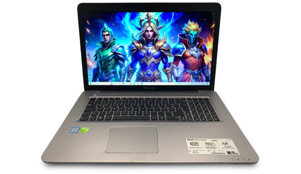 Ігровой ноутбук Asus R753U Intel Core i7-7200U 12 GB RAM DDR4 120 GB SSD + 1000 GB HDD Nvidia GeForce GT 940MX [17.3" HD+] - Б/В - 631099