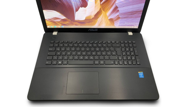 Ноутбук Asus F751M Intel PENTIUM N3530 8 GB RAM 128 GB SSD + 160 GB HDD NVIDIA GeForce 820M [17,3" LCD] - Б/У - 631105