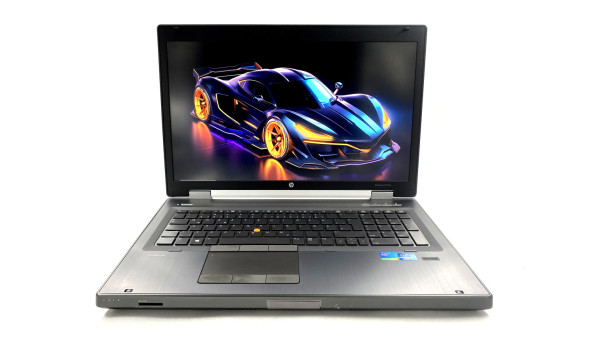 Ігровий ноутбук HP EliteBook 8770W Core I7-3520M 16 RAM 128 SSD 1000 HDD Radeon HD 7700M [17.3" FullHD] - Б/В - 631115