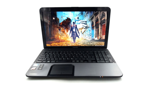 Ігровий ноутбук Toshiba C855 Intel Core I5-3230M 8 RAM 128 SSD 500 HDD AMD Radeon HD 7610M [15.6"] - Б/В - 631161