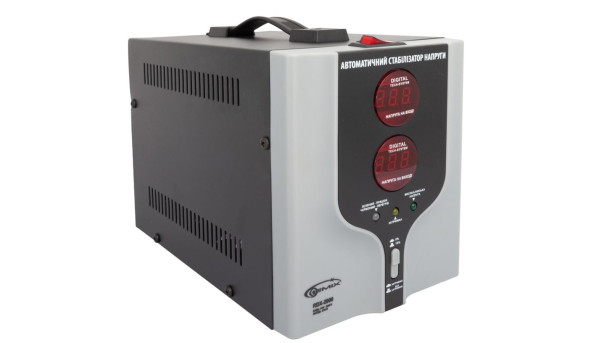 Стабілізатор напруги Gemix RDX-2000, 2000 ВА/1400 Вт, релейний - 631245