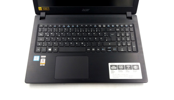 Ноутбук Acer Aspire A315-51 Intel Core I3-6006U 8 GB RAM 120 GB SSD 500 GB HDD [15.6" FullHD] - Б/В - 631263