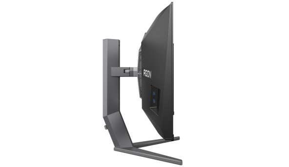 TFT 34" AOC AG346UCD, QD-OLED, UWQHD, 175Гц, 0,03мс, вигнутий, HDMIx2, DP, USB-hub, HAS, чорно-сірий - 631351