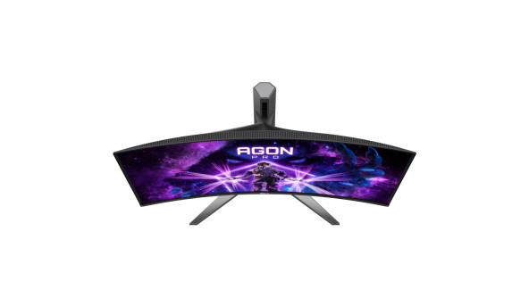 TFT 34" AOC AG346UCD, QD-OLED, UWQHD, 175Гц, 0,03мс, вигнутий, HDMIx2, DP, USB-hub, HAS, чорно-сірий - 631351