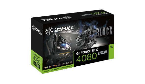 GeForce RTX4080 Super Inno3D iChill BLACK, 16GB GDDR6X, 256bit, PCI-E 4.0 X16 - 631502