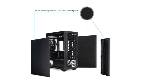 Корпус Chieftec PRO MINI AZ-01B-OP mATX, без БЖ, Black - 631556