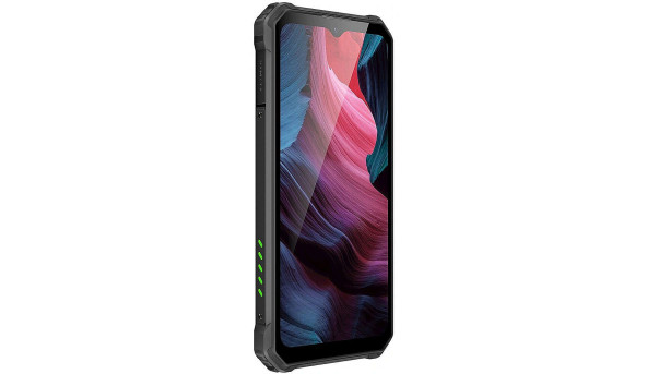 Смартфон Oukitel WP23 pro 6.52"HD+ /8GB/128GB / T606 /10600mAh /13+5Мп/ IP69K /NFC Black-Green - 631610