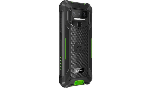 Смартфон Oukitel WP23 pro 6.52"HD+ /8GB/128GB / T606 /10600mAh /13+5Мп/ IP69K /NFC Black-Green - 631610