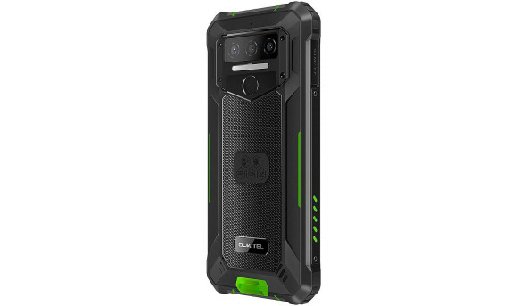 Смартфон Oukitel WP23 pro 6.52"HD+ /8GB/128GB / T606 /10600mAh /13+5Мп/ IP69K /NFC Black-Green - 631610