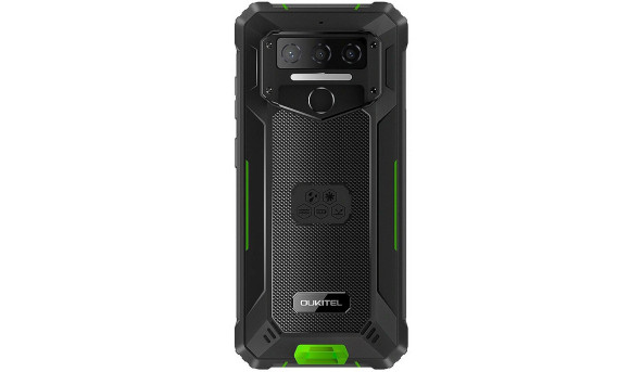 Смартфон Oukitel WP23 pro 6.52"HD+ /8GB/128GB / T606 /10600mAh /13+5Мп/ IP69K /NFC Black-Green - 631610