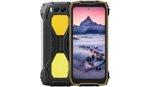Смартфон Blackview BV7300 6.67" HD+ /6GB/256GB/ MT6769V /15000mAh/ 50+20Мп /IP69K/NFC Yellow