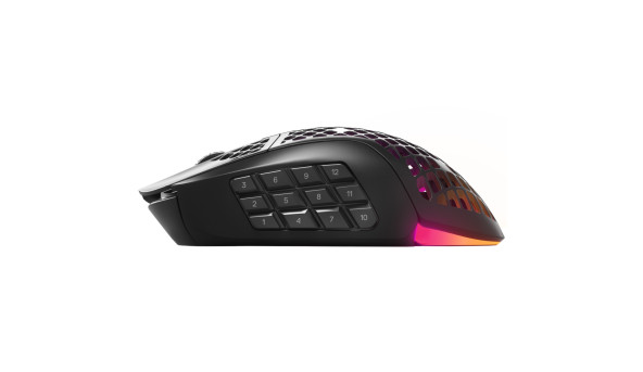 Мишка SteelSeries Aerox 9 Wireless RGB, 18000dpi., 18кн. Black - 631757