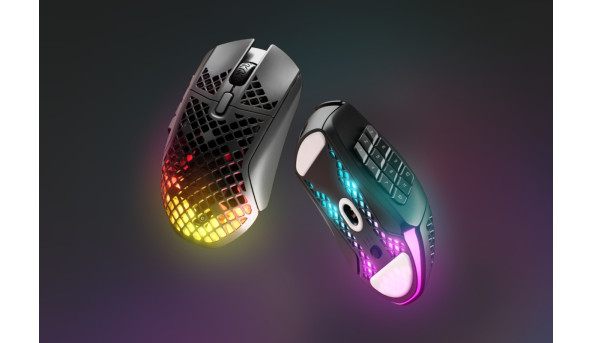 Мишка SteelSeries Aerox 9 Wireless RGB, 18000dpi., 18кн. Black - 631757