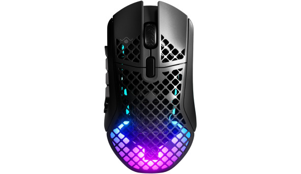 Мишка SteelSeries Aerox 9 Wireless RGB, 18000dpi., 18кн. Black